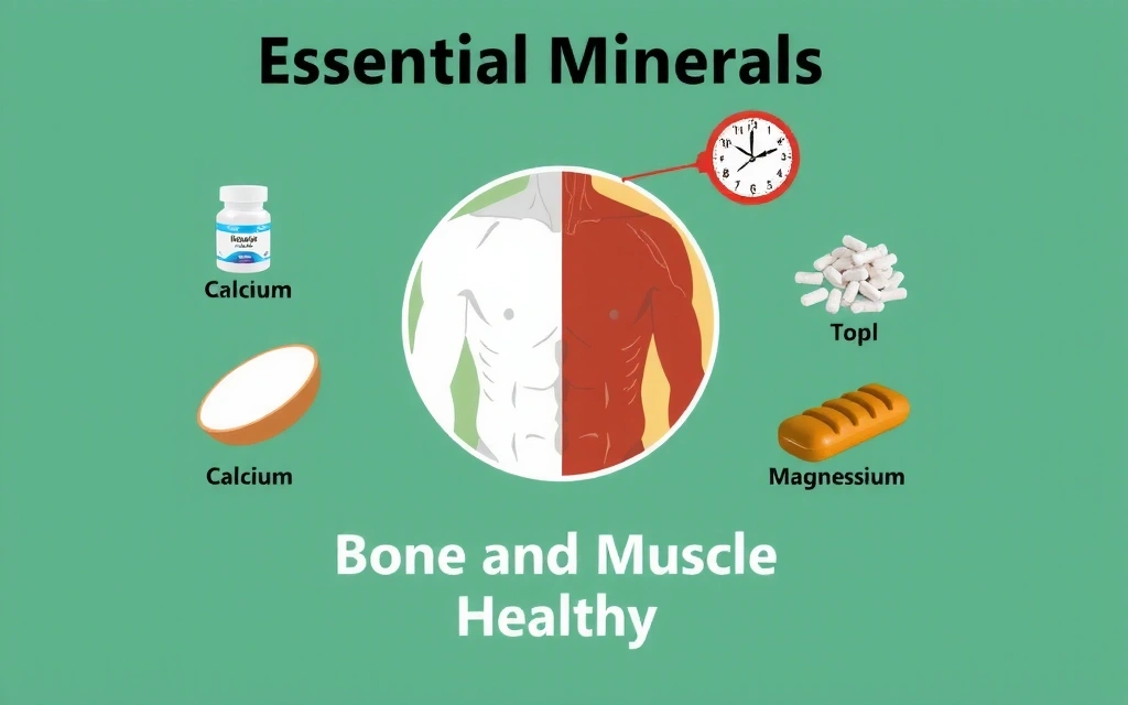 Minerales clave para la salud ósea y muscular